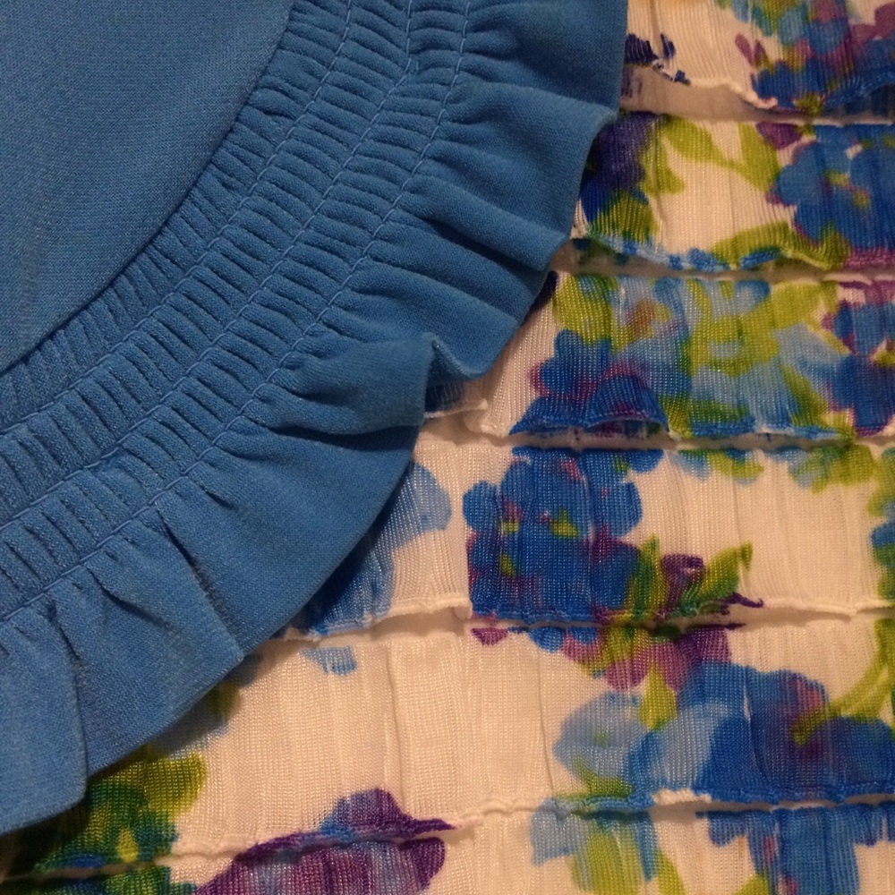 speechless girls size 10 floral and blue dress - Picture 4 of 6